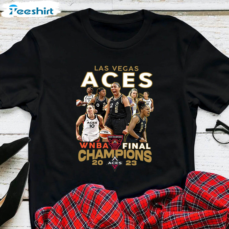 WNBA Las Vegas Aces Large Logo Short Sleeve T-Shirt Adult Size
