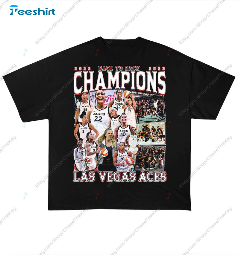 Las Vegas Aces Shirt, Wnba Champions Long Sleeve Sweatshirt