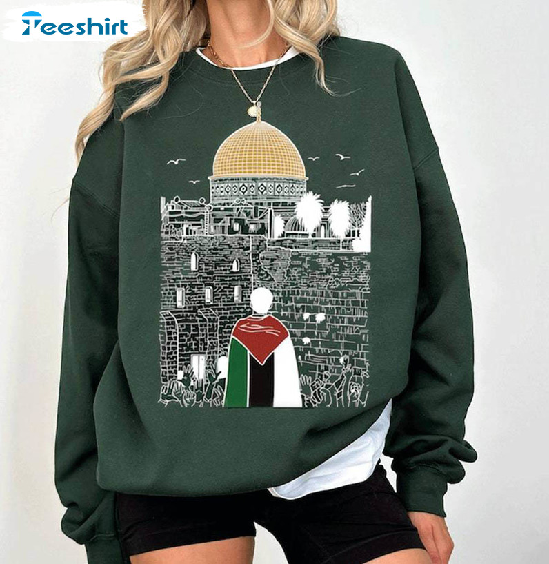 Palestine Flag Shirt, Free Gaza Short Sleeve Long Sleeve