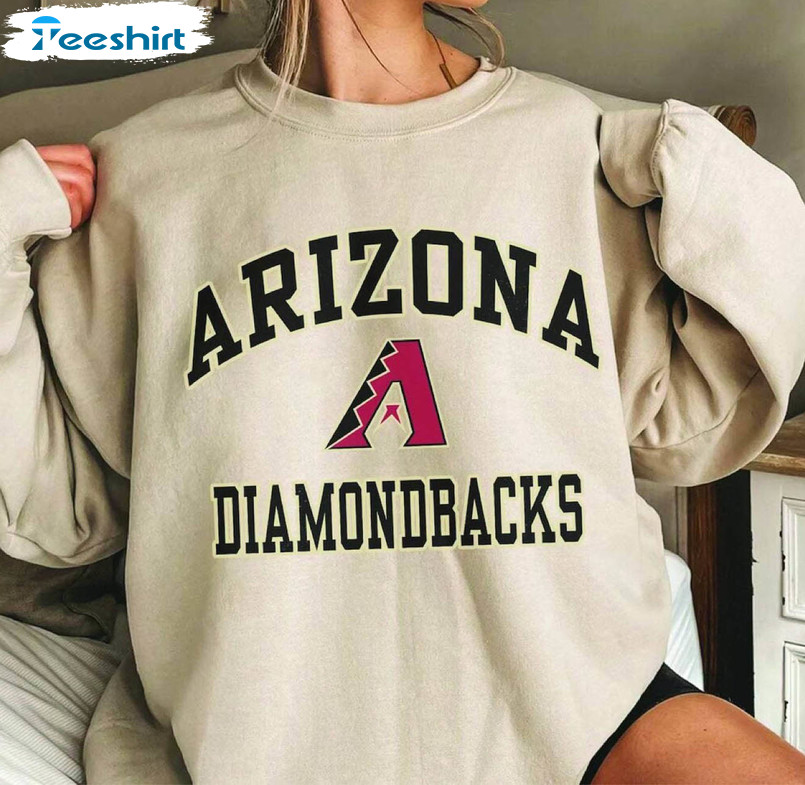 Arizona Baseball Shirt, Arizona Diamondback Crewneck Short Sleeve