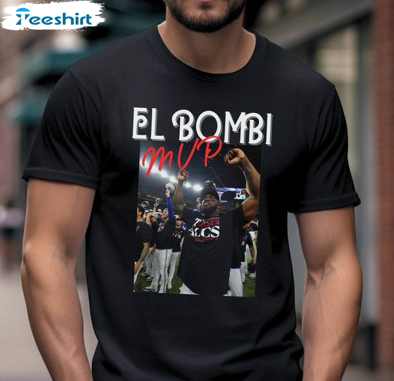 Adolis Garcia Shirt, Adolis El Bombi Baseball Crewneck Sweatshirt