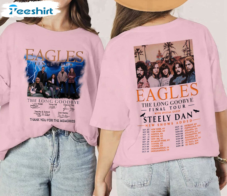 Eagles Tour 2023 Shirt, Rock Music Tour Unisex Hoodie Crewneck