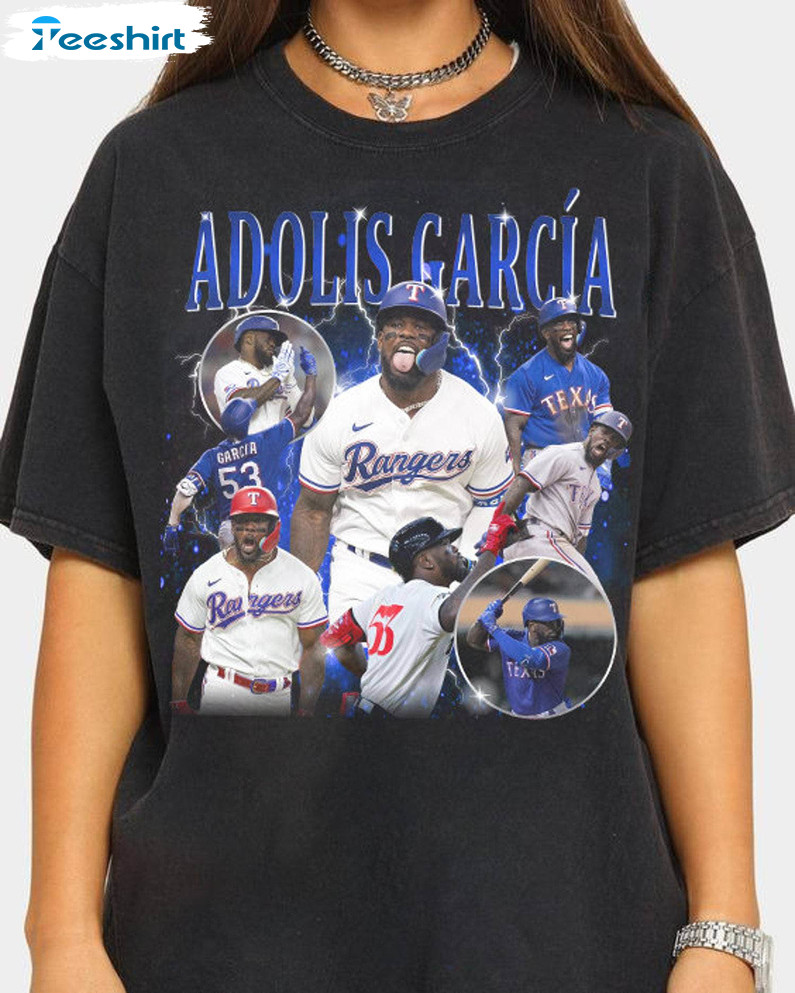 Adolis Garcia Shirt, Retro Baseball Unisex T Shirt Crewneck