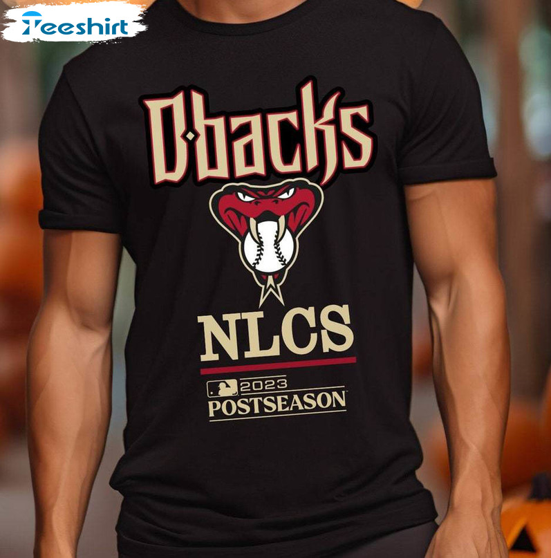 Arizona Diamondbacks Nlcs Post Season Shirt, Mlb Baseball Playoffs Sweatshirt Short Sleeve