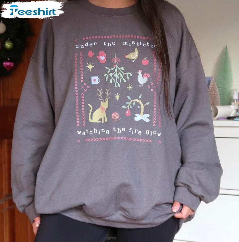 Christmas Tree Farm Shirt, Swiftie Holiday Crewneck Unisex Hoodie