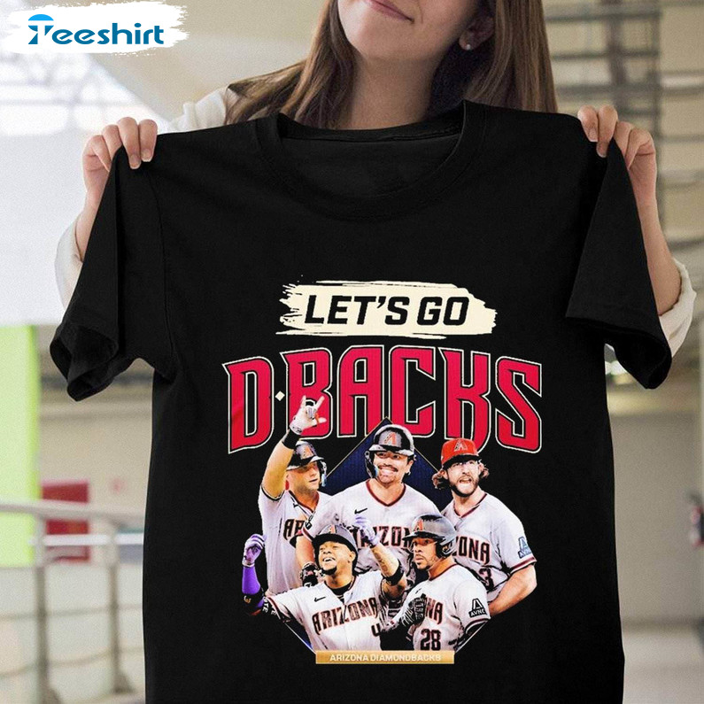 Arizona Diamondbacks Shirt, Let'S Go D Backs Nlcs 2023 Unisex T Shirt Crewneck