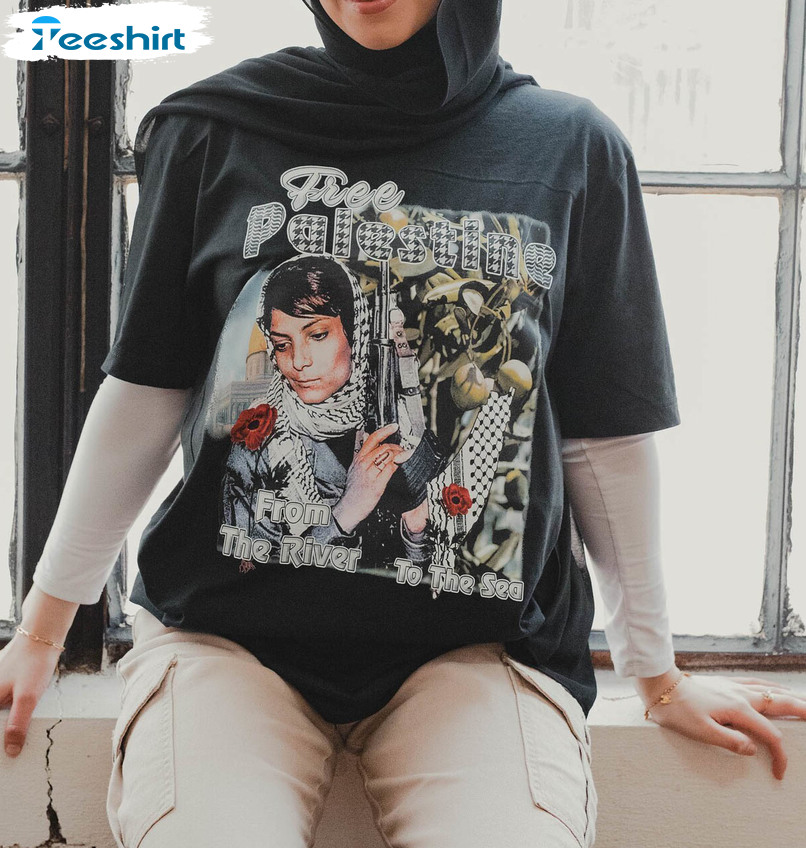 Free Palestine Shirt, Palestinian Crewneck Unisex T Shirt