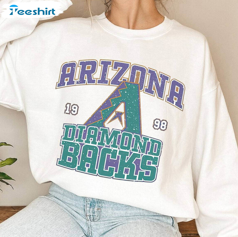 Arizona Diamondbacks Shirt, Diamondbacks Est 1998 Crewneck Tee Tops