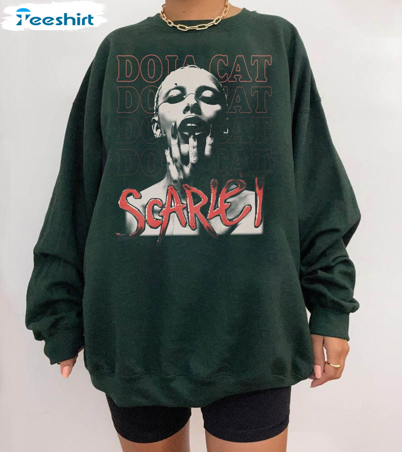 Doja Cat Shirt, Doja Concert 2023 Short Sleeve Sweater