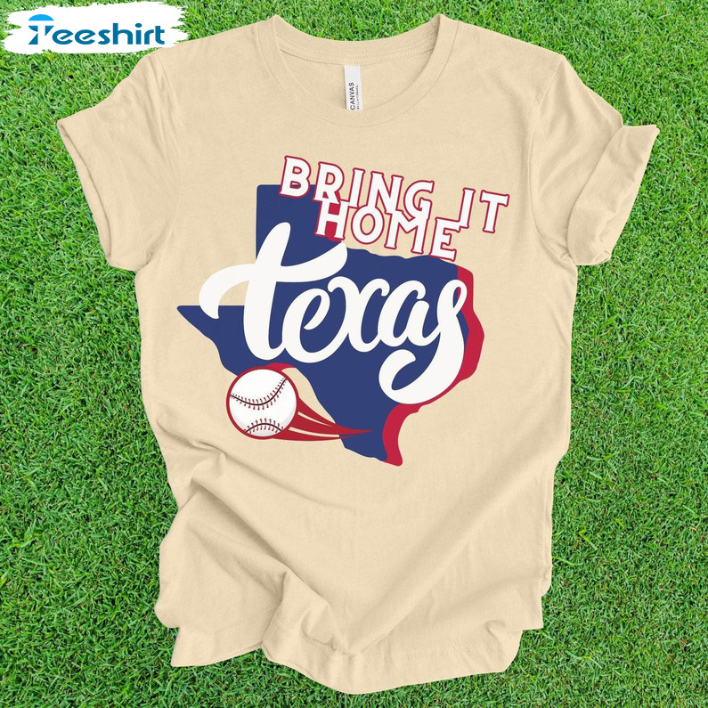 Texas Rangers Alcs Shirt, Bring It Home Texas Short Sleeve Sweatshirt