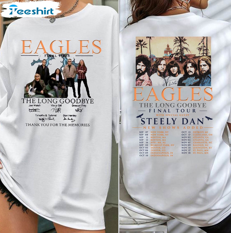 Eagles Tour 2023 Shirt, Rock Tour Sweater Short Sleeve