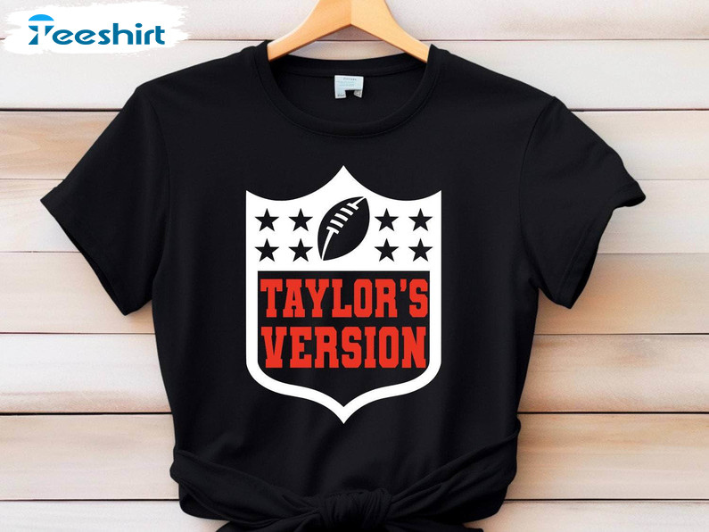 Taylors Version Football Shirt, Travis And Tailor Kelce Get Car Unisex Hoodie Sweater