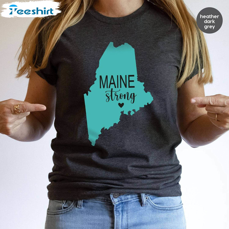 Lewiston Strong Shirt, Pray For Lewiston Maine 2023 Tee Tops Short Sleeve