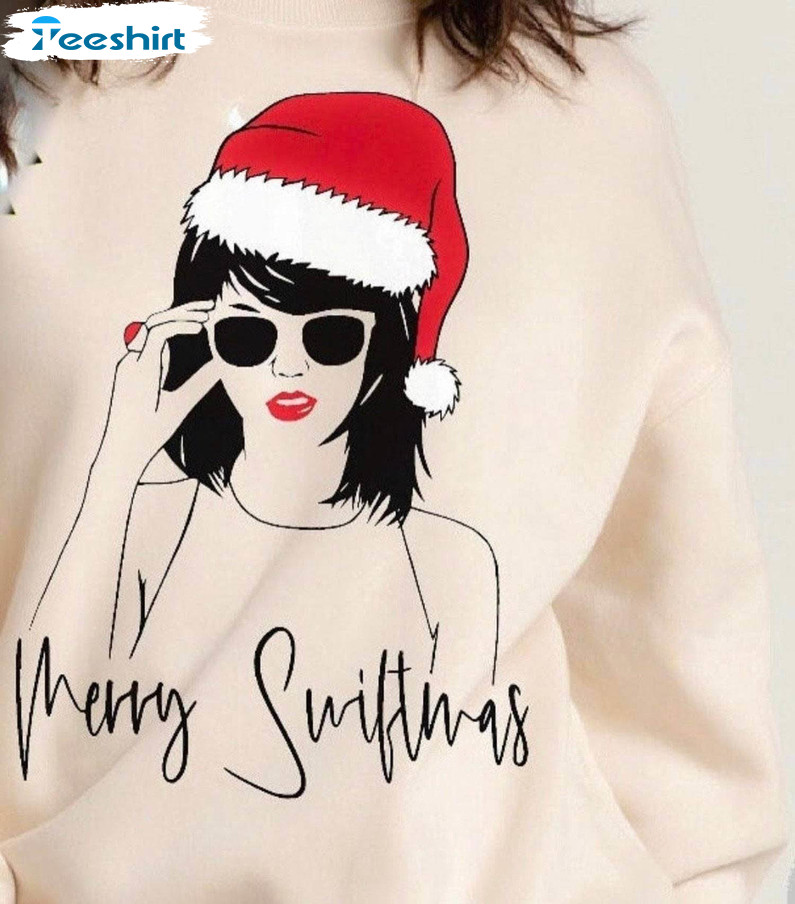 Merry Swiftmas Taylor Swift Trendy Unisex Hoodie Long Sleeve