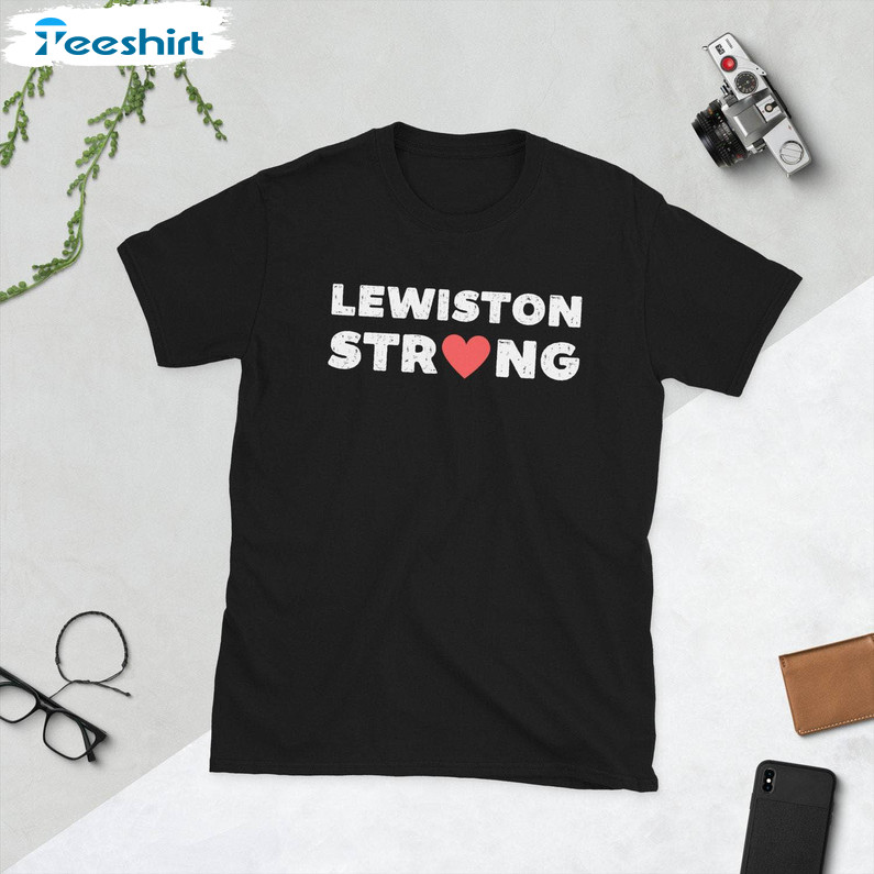 Lewiston Strong Shirt, Pray For Maine Long Sleeve Tee Tops