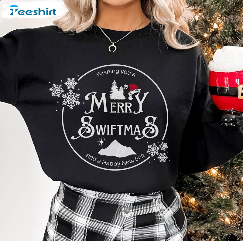 Merry Swiftmas Funny Shirt, Taylor Christmas Tee Tops Unisex Hoodie