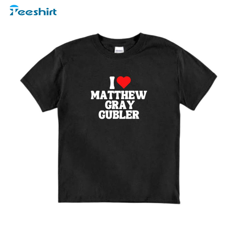 Matthew Gray Gubler Shirt, Movie Tv Actor T-shirt Crewneck