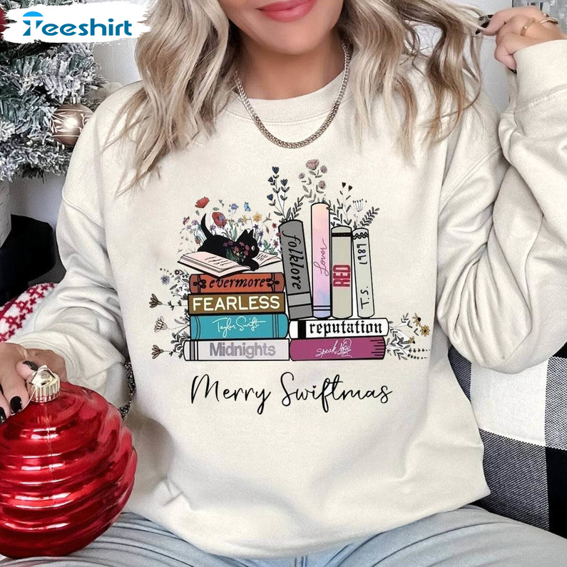 Christmas Taylor S Version Shirt, Swift Christmas Tree Tee Tops Crewneck