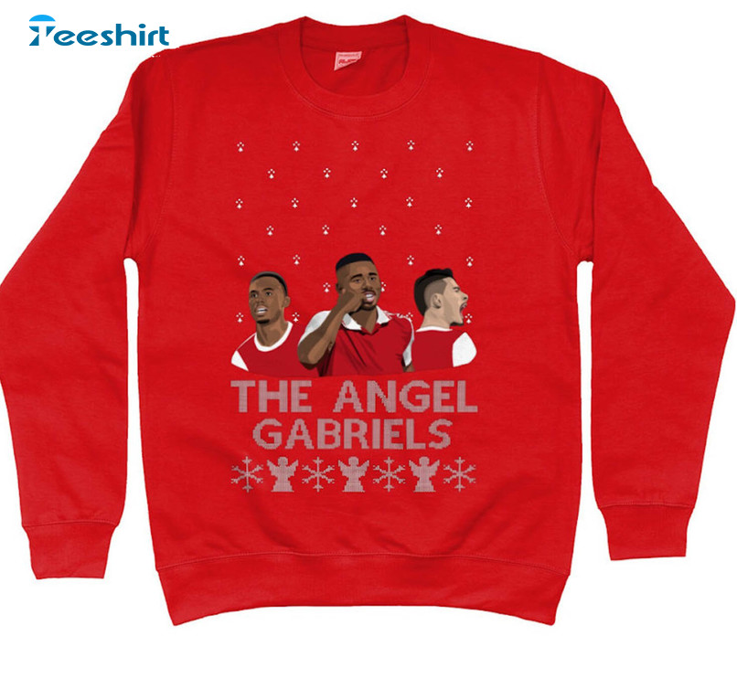 The Angel Gabriels Shirt, Christnas Football Tee Tops Unisex Hoodie