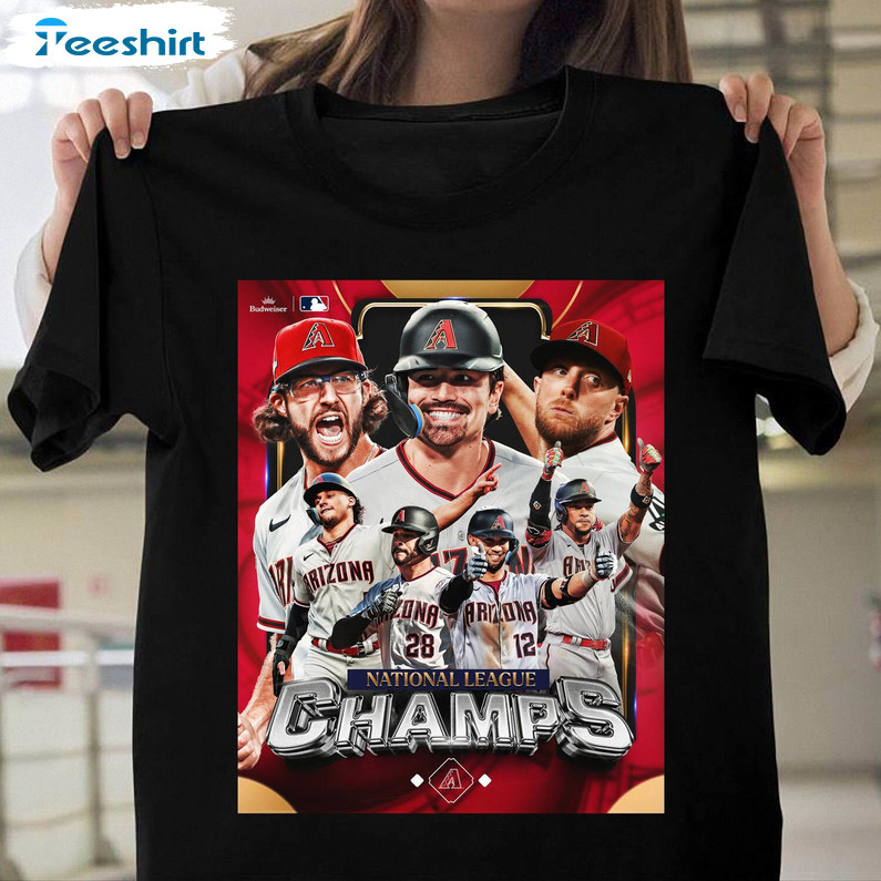 2023 National League Champions Shirt, Arizona Diamondbacks Unisex Hoodie Crewneck Sweatshirt