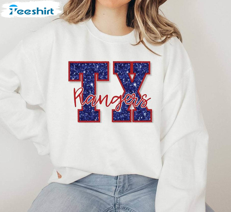 Texas Rangers Shirt, Hockey Unisex Hoodie Long Sleeve