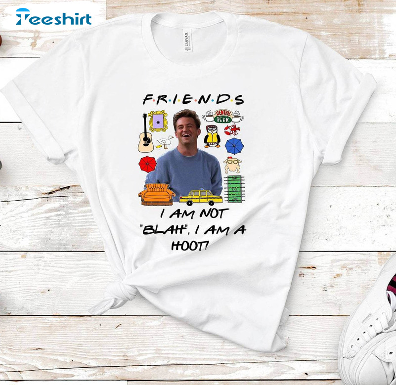 Friends Lovers Tv Show Shirt, Chandler Bing I Am Not Blah I Am A Hoot Unisex Hoodie Tee Tops