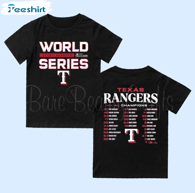 Texas Rangers 2023 Shirt, Texas Rangers World Series 2023 Unisex Hoodie Sweater