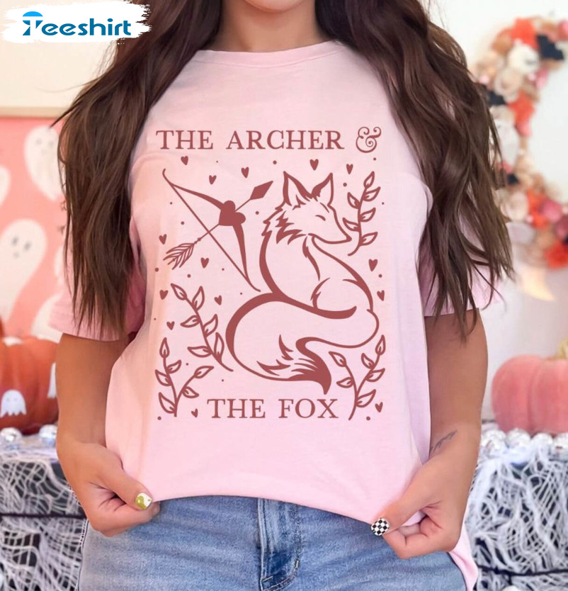 The Archer And The Fox Shirt, Bookish Unisex Hoodie Tee Tops