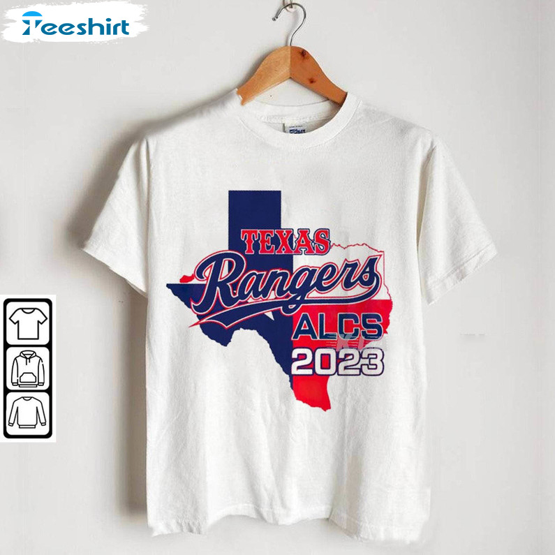 Texas Rangers Alcs Shirt, Major League Baseball Long Sleeve Unisex Hoodie