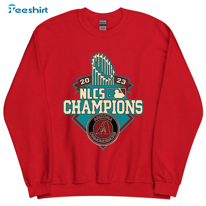 Retro Nlcs 2023 Champions Arizona Diamondbacks Shirt, Baseball Tee Tops Unisex Hoodie