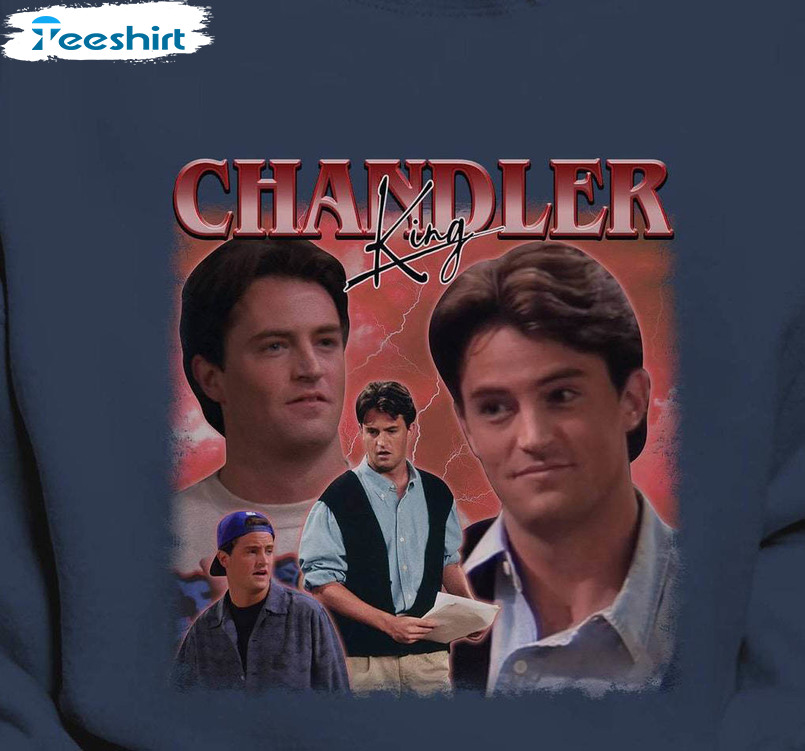 Matthew Perry Shirt, Vintage Friends Tv Series Short Sleeve Hoodie