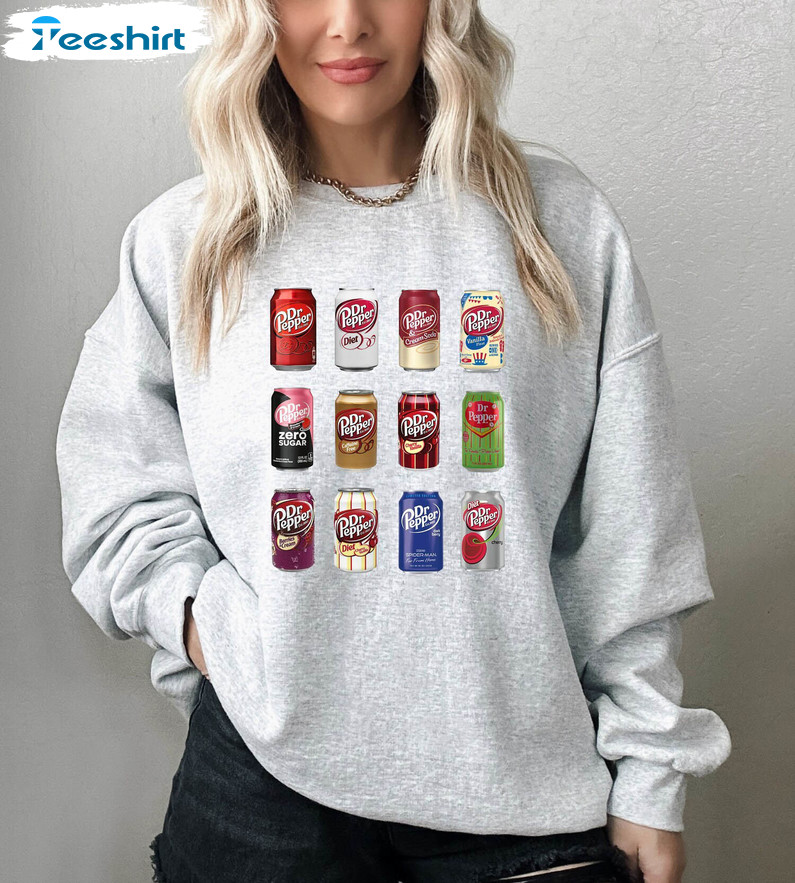 Trendy Soda Shirt, Vintage Soda Canned Unisex Hoodie Crewneck Sweatshirt