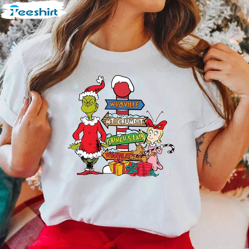 Grinch Road Shirt, Mt Crumpit Grinchmas T-shirt Sweater