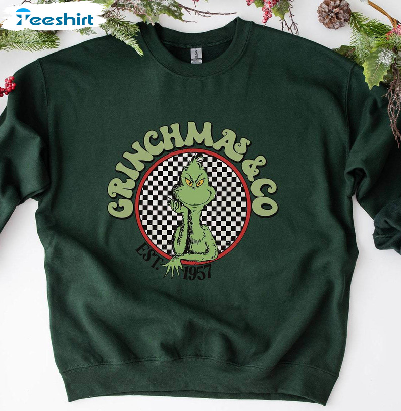 Grinchmas And Co Shirt, Christmas And Co Hoodie Tee Tops