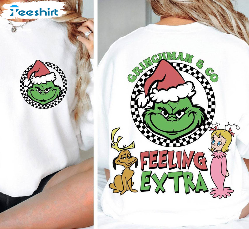 Grinchmas And Co Retro Shirt, Grinchmas Long Sleeve Unisex Hoodie