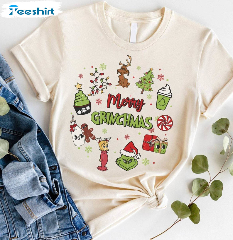 Merry Grinchmas Vintage Shirt, Whoville And Co Crewneck Sweatshirt Tee Tops