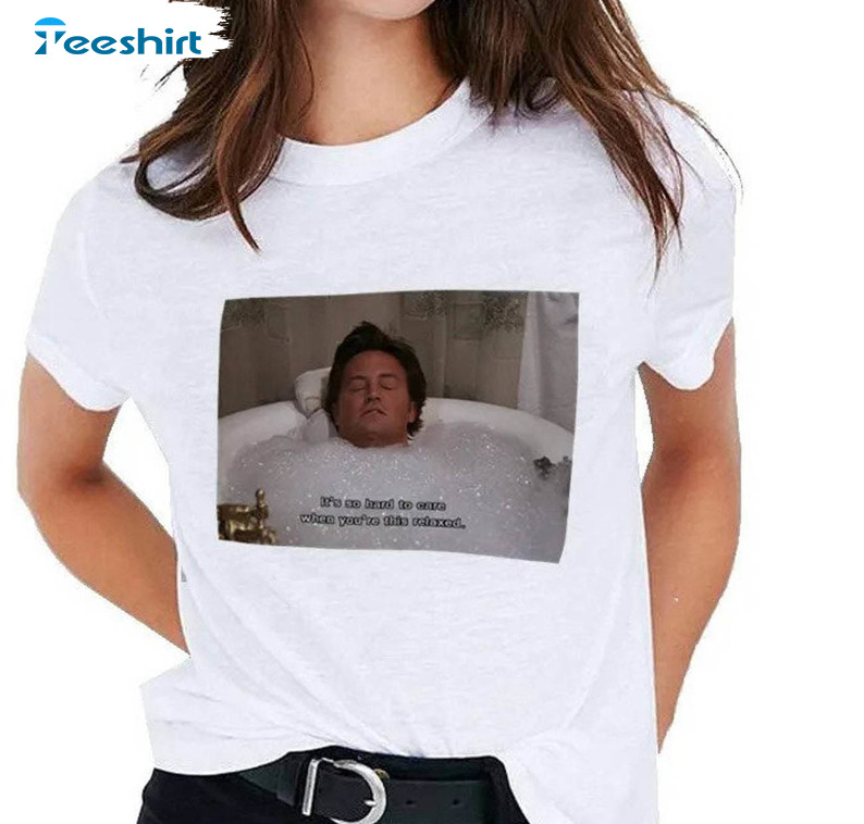 Matthew Perry Shirt, Rip Chandler Bing Short Sleeve Tee Tops