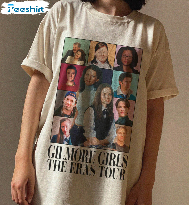 Gilmore Girl Eras Shirt, Stars Hollows Short Sleeve Tee Tops