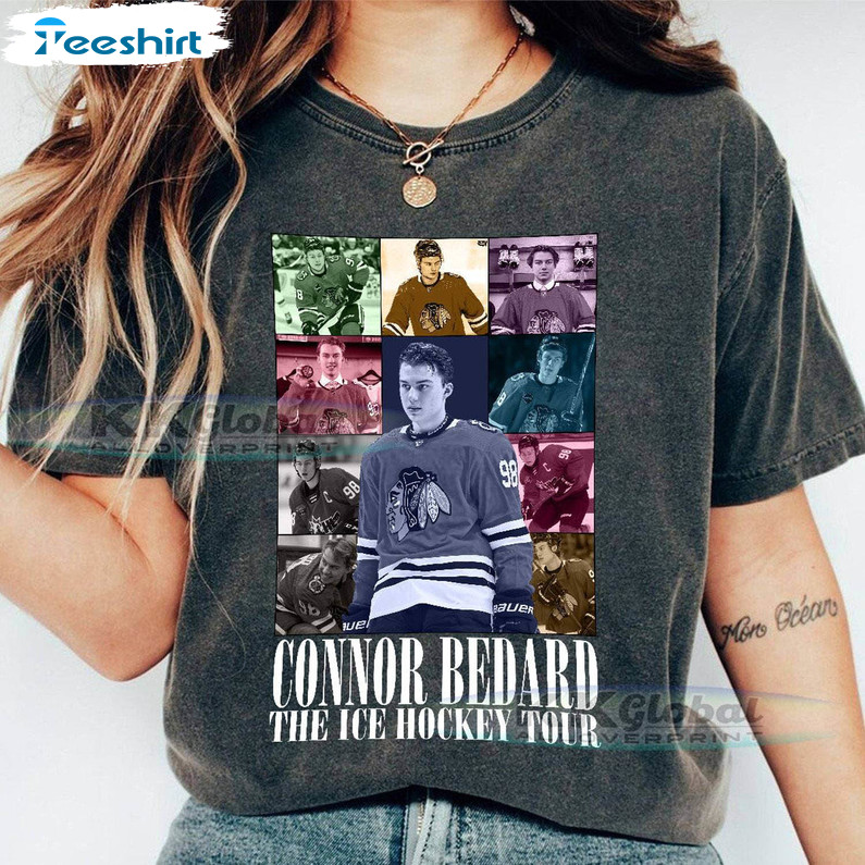 Connor Bedard Chicago Shirt, Vintage Blackhawks Long Sleeve Unisex T Shirt