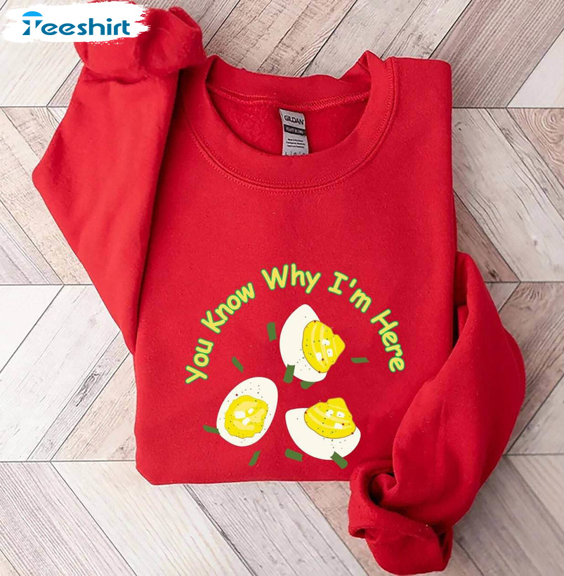 You Know Why I'm Here Shirt, Thanksgiving Unisex Hoodie Tee Tops