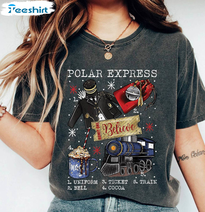 Polar Express Sweatshirt, Polar Express Family Long Sleeve Short Sleeve