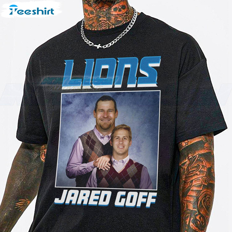 Jared Goff Dan Campbell Detroit Football Shirt, Christmas Tee Tops Unisex Hoodie