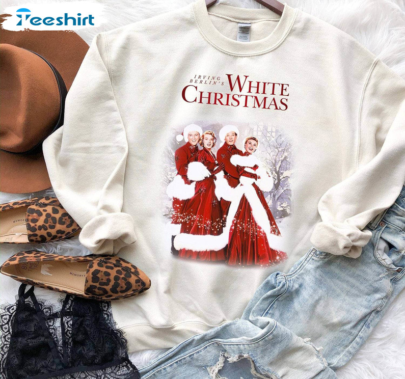 White Christmas Movie Funny Shirt, Christmas Musical Movie Unisex Hoodie Tee Tops