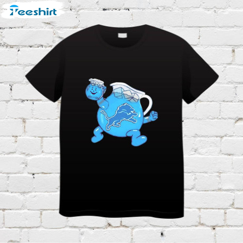 Lions Kool Aid Shirt, Detroit Lions Funny Crewneck Sweatshirt Tee Tops