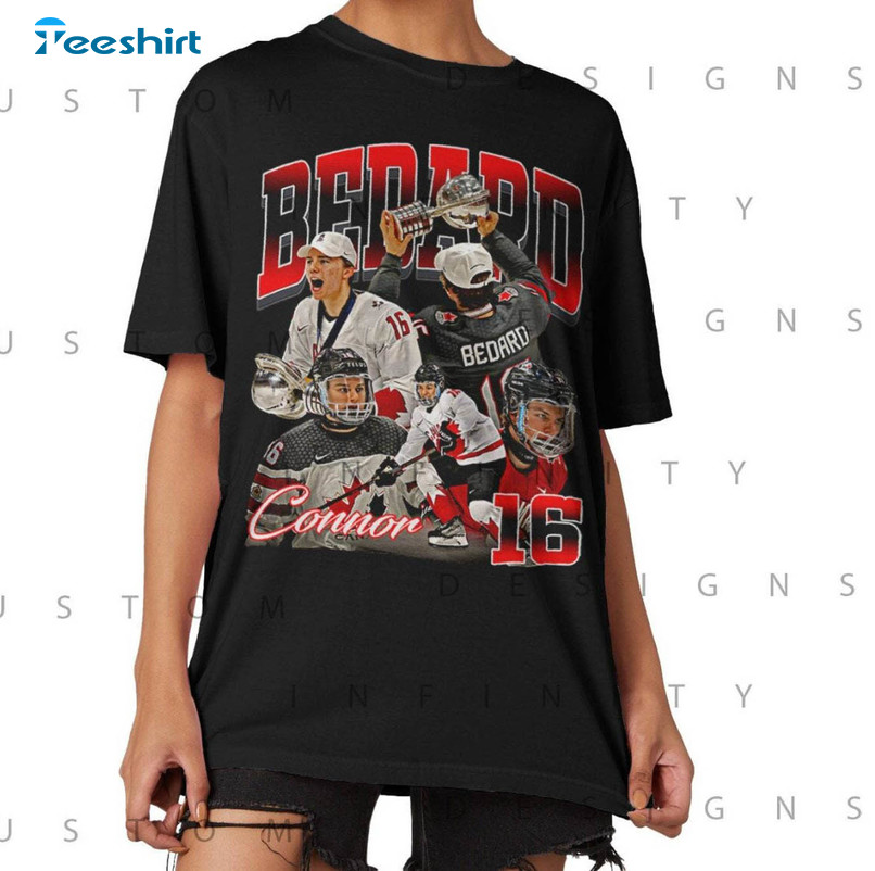 Limited Connor Bedard Shirt, Ice Hockey Championship Unisex T Shirt Tee Tops