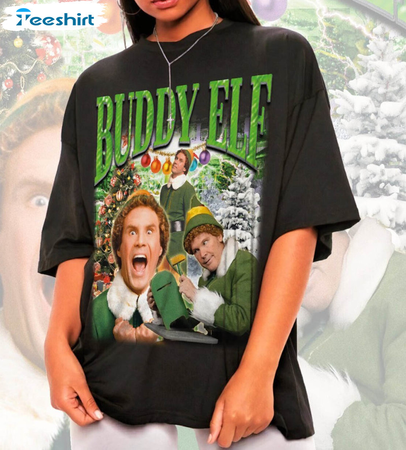 Retro Buddy Elf Shirt, Buddy Elf Crewneck Sweatshirt Tee Tops