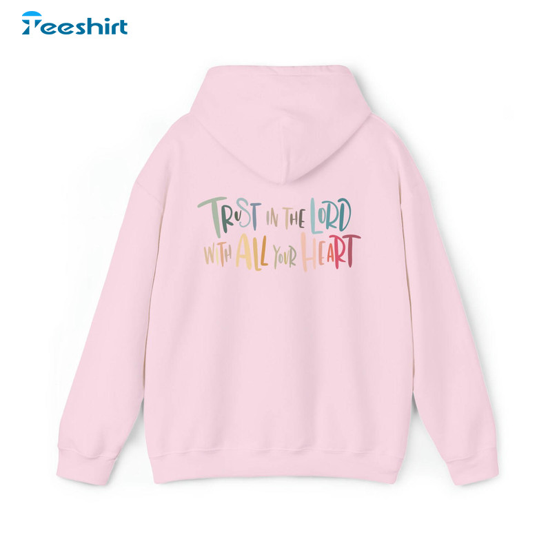 Trust In The Lord Sweatshirt, Trendy Beach Crewneck Sweatshirt Sweater