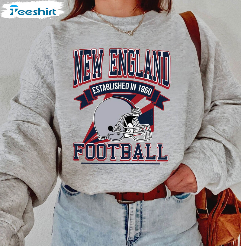 New England Patriots Shirt, Vintage New England Short Sleeve Tee Tops