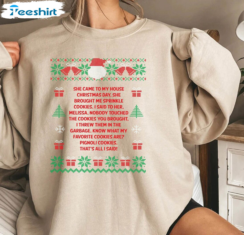 She Brought Me Sprinkle Cookies Shirt, Real Housewives Sweater Crewneck Sweatshirt