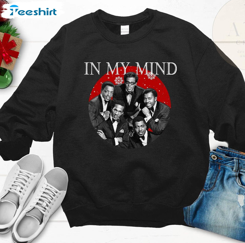 Silent Night In My Mind Shirt, Tacky Christmas Sweater Short Sleeve